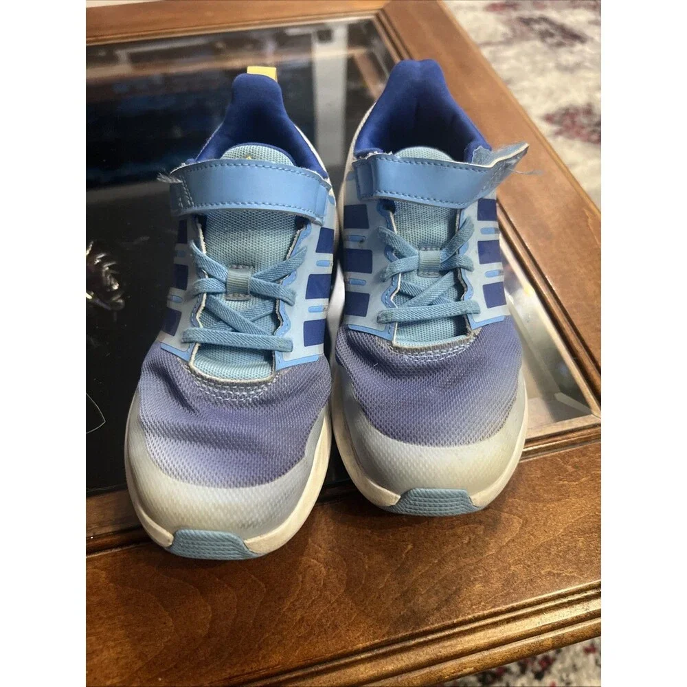 Adidas Cloudfoam Sneakers Kids Size 13 Blue Hook and Loop Athletic Running Shoes